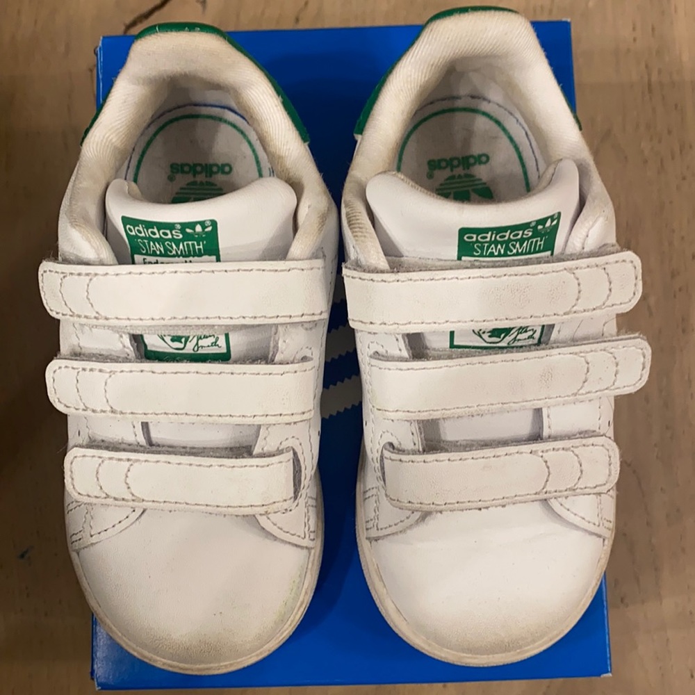 Adidas Stan Smith CF I Velcro size 7K Toddler